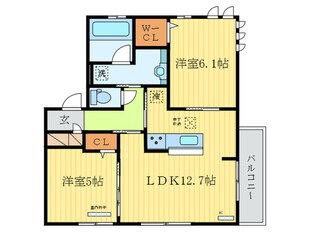 ルーチェ西洞院の物件間取画像